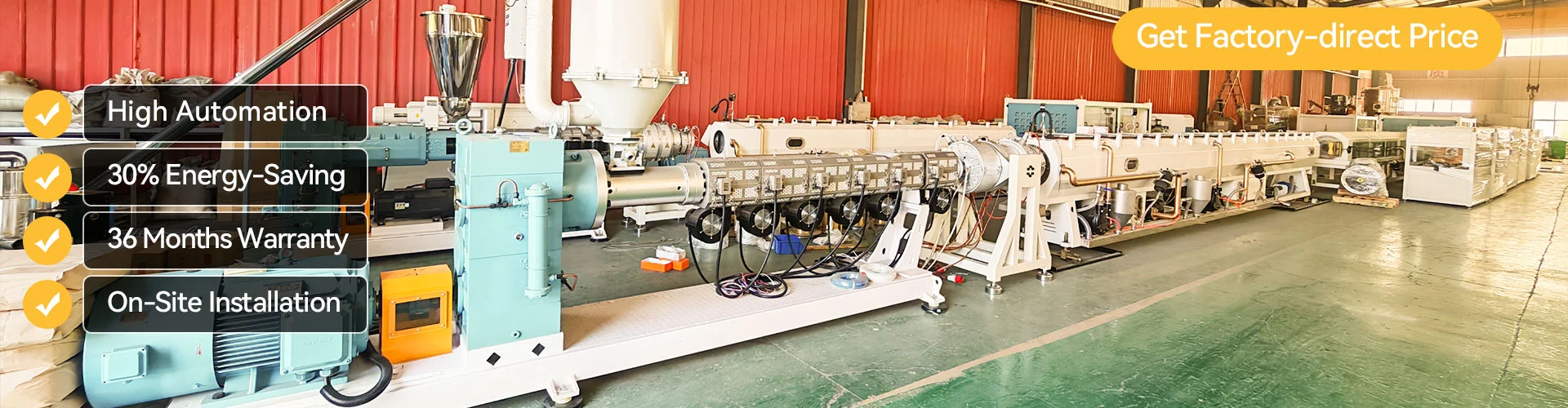 PE-rørproduksjonslinje