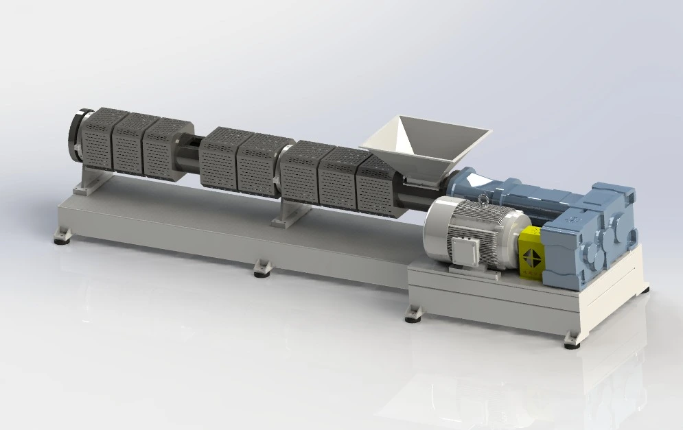 Dobbelskrue plastresirkuleringsekstruder Ordre for Afrika-kunde