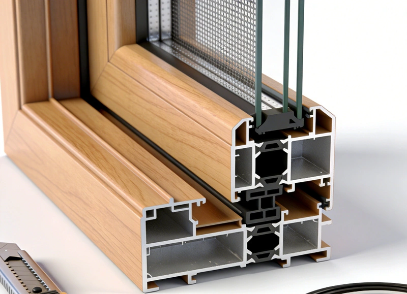 ABS vindus- og dørprofilekstruderingsmaskin