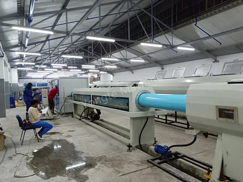 Afrikansk 200-400 mm PVC-rørmaskin
