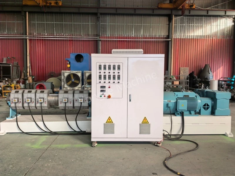 Ekstrudermaskin for plastfilmresirkulering