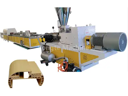 wpc door profile production line